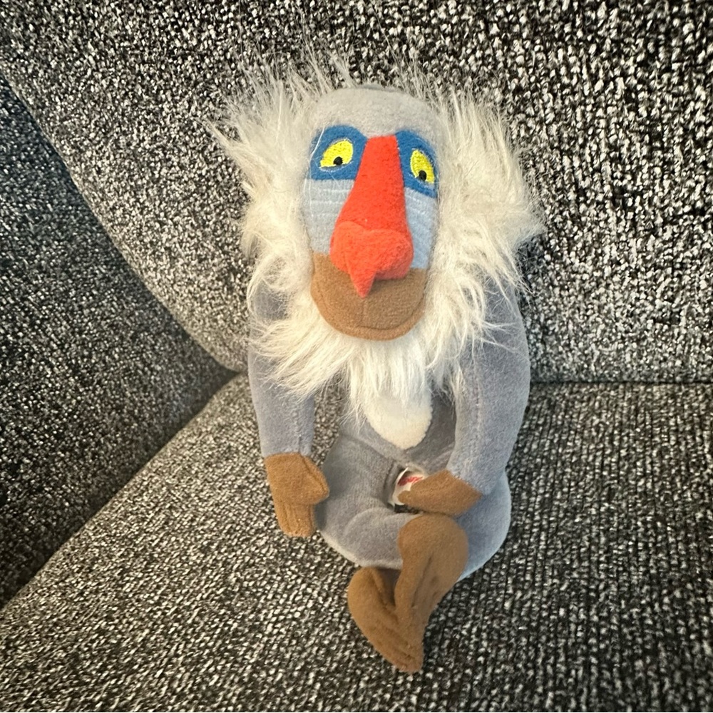 Vintage Lion King Rafiki Stuffed Monkey
Plush Toy 7”